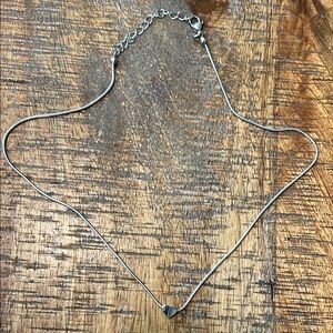 Silver Heart Pendant Necklace